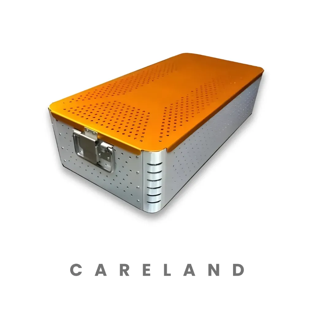 Stainless Steel Surgical Instrument Sterilization Container | Orthopedic Tray