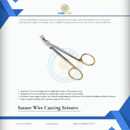 Suture Wire Cutting Scissors